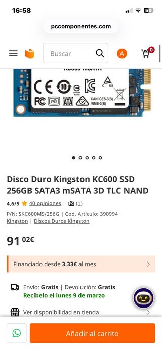 PC Gaming sobremesa + Teclado y Ratón.