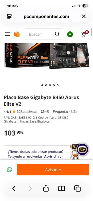 PC Gaming sobremesa + Teclado y Ratón.
