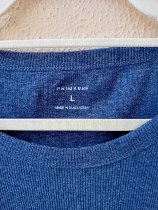 Lote 3 Camisetas Manga Larga Primark Talla L