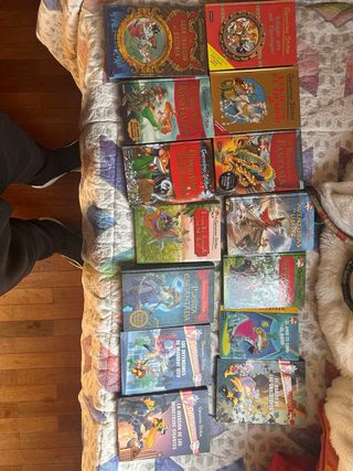 Lote 14 libros Geronimo Stilton (Viaje en el tiemp