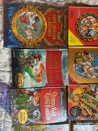 Lote 14 libros Geronimo Stilton (Viaje en el tiemp