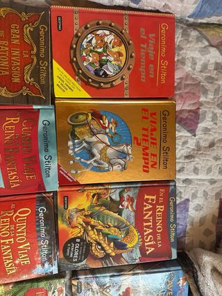 Lote 14 libros Geronimo Stilton (Viaje en el tiemp