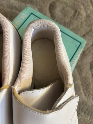 Zapatos de trabajo de piel blancos CAUAN talla 39