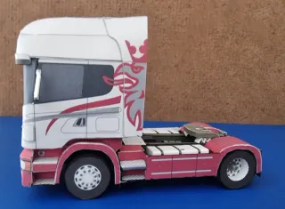 Maqueta Scania R 1:43 Cartulina