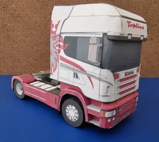 Maqueta Scania R 1:43 Cartulina