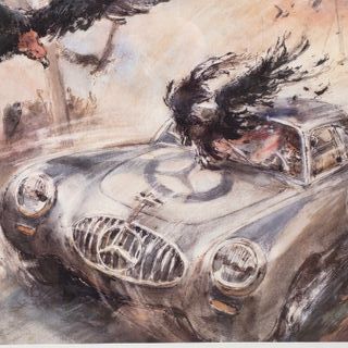 Poster stampa raffigurante Mercedes-Benz