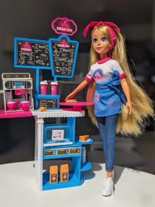 Cafetería de muñeca 29 cm  Doll coffee shop set