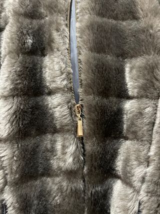 Zuiki Ecopelliccia Donna Grigia con cappuccio