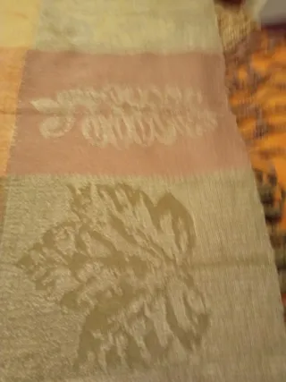 Manta chenilla colores otoñales