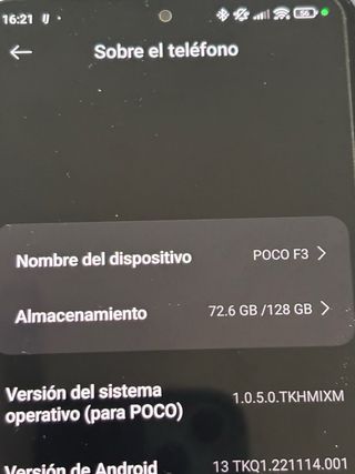 Poco F3 128GB Blu