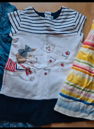 Lote 3 vestidos Mayoral 12-18 meses