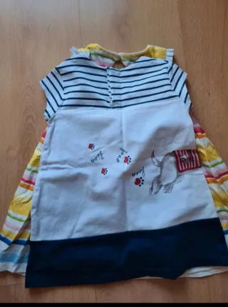 Lote 3 vestidos Mayoral 12-18 meses