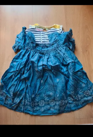 Lote 3 vestidos Mayoral 12-18 meses
