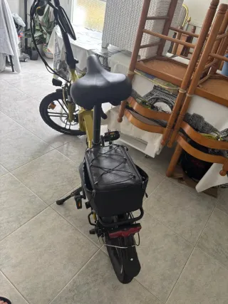 Bicicleta Eléctrica Plegable Amarilla.Nueva.