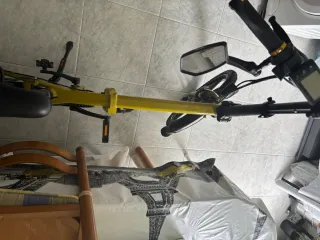 Bicicleta Eléctrica Plegable Amarilla.Nueva.