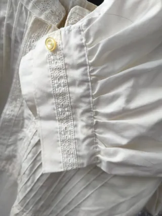 Camisa fallero adulto blanca