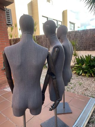 Maniquíes Diseño Gris (3 Unidades)