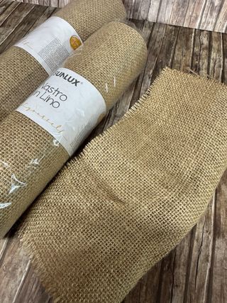 Rotolo Tessuto Lino Naturale