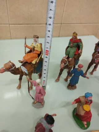 Figuras Belén Reyes Magos y animales