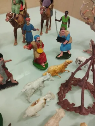 Figuras Belén Reyes Magos y animales