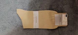 Calcetines Pulligan Hilo de Escocia Beige Talla 41