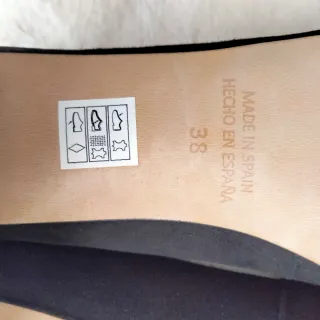 Bailarinas Daniela Shoes Ante Negro T.38