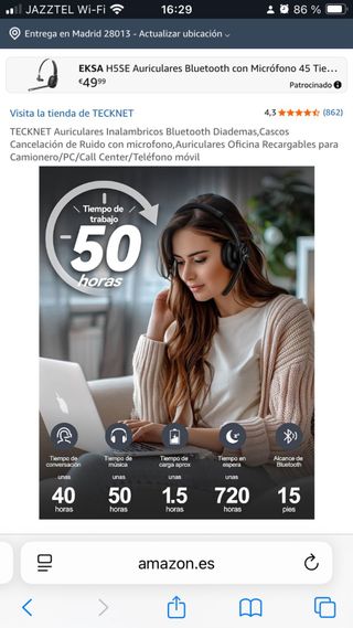 auriculares inalambricos