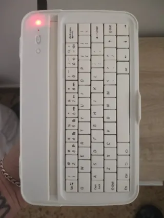Mini teclado Bluetooth blanco