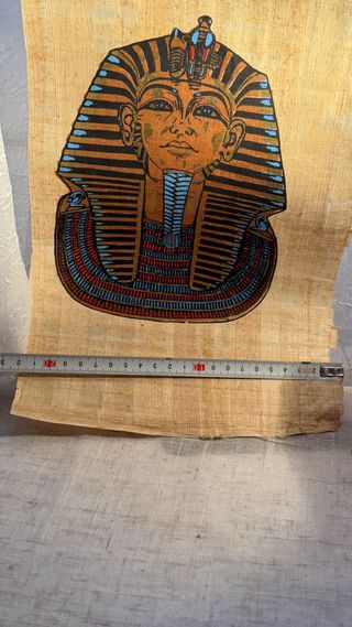 Papiro Egipcio - Máscara de Tutankamón