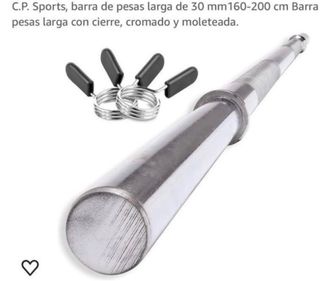 Barra de pesas gym 160 cm