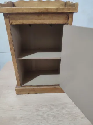 Caja Decorativa Madera y Plástico
