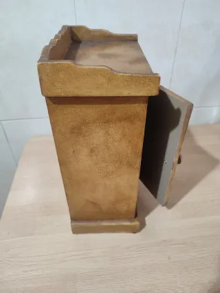 Caja Decorativa Madera y Plástico