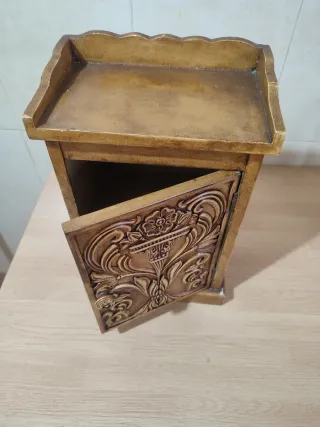 Caja Decorativa Madera y Plástico