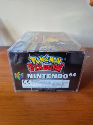 Pokemon Stadium+Transfer Pak N64 COMPLETO ORIGINAL