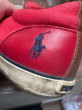 Scarpe Polo Ralph Lauren Rosse Tg 43