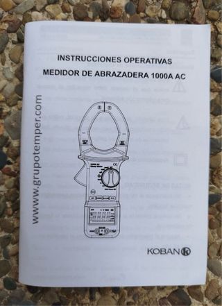 Pinza Amperimétrica Koban KPM-12