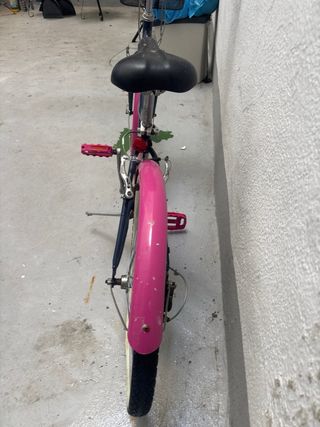 Bicicleta Infantil 24 Azul y Rosa