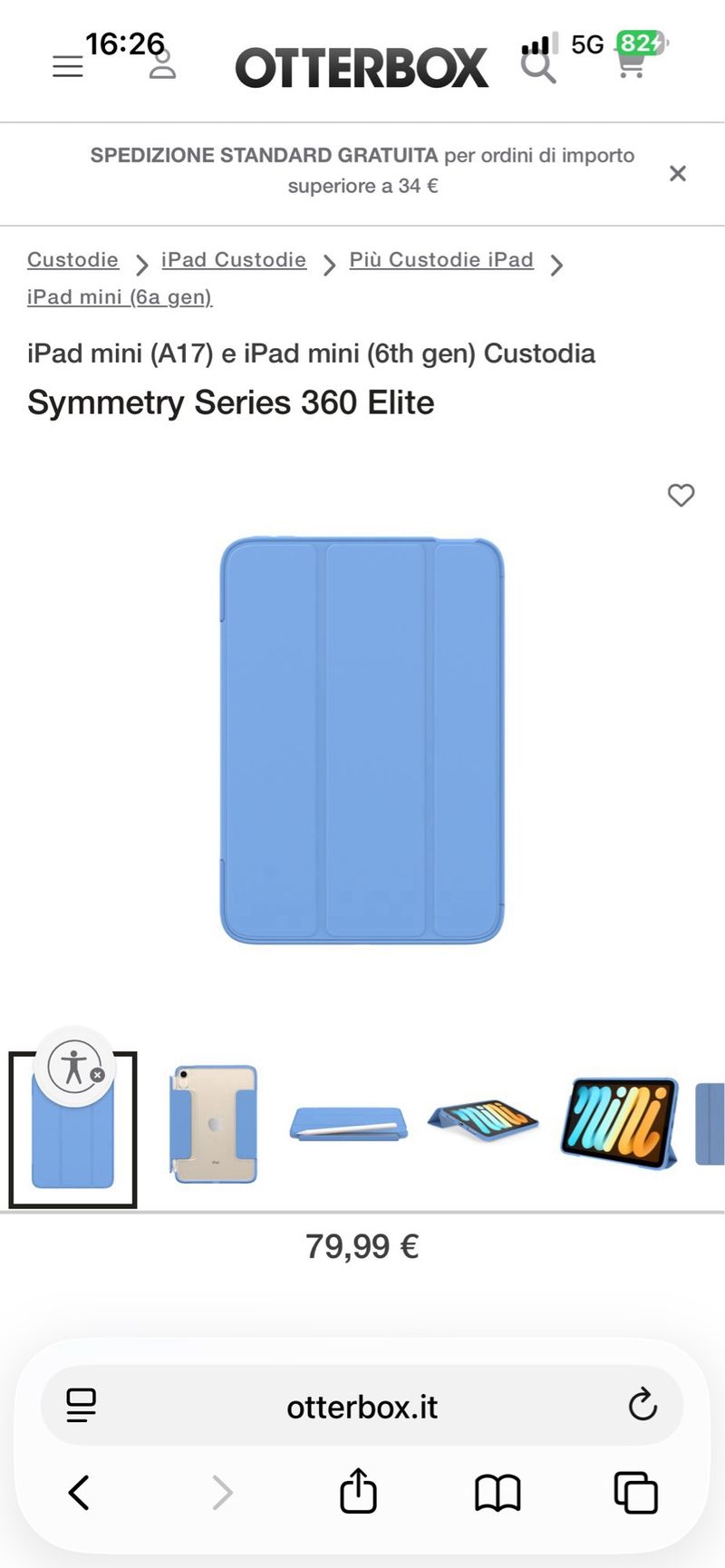 Funda Otterbox para iPad Mini 6/7 afbeelding 4