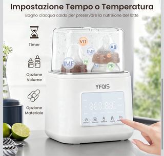 Scaldabiberon e Sterilizzatore YFQIS 8 in 1