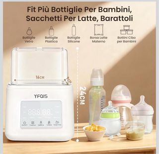 Scaldabiberon e Sterilizzatore YFQIS 8 in 1