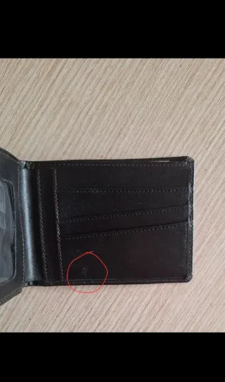 Portafoglio da uomo nero