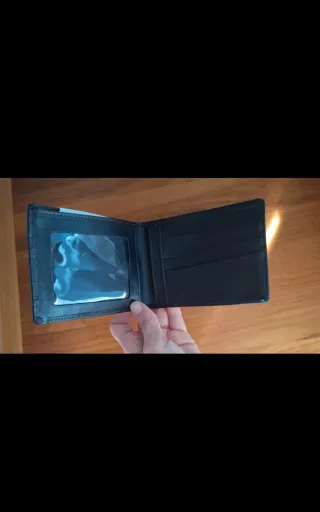 Portafoglio da uomo nero