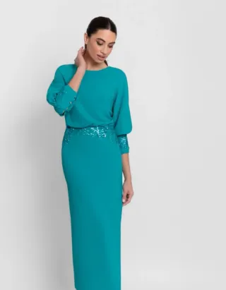 Traje fiesta/madrina talla 48