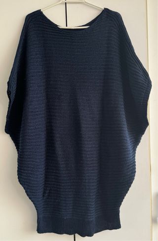 Capa poncho azul talla única