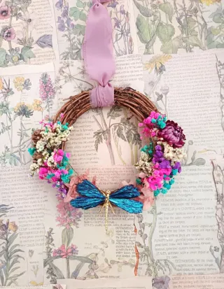 Corona Celestial de Libélula Turmalina