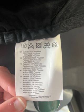 Silla de coche portabebés negra