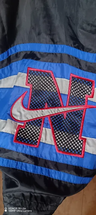 Chaqueta Nike Vintage Azul y Negra