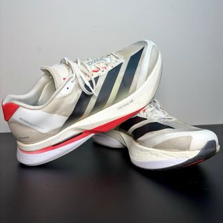 Adidas Adizero Boston 13 Blancas/Rojas Talla 44.5