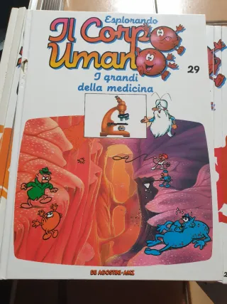 Collezione vintage Esplorando il corpo umano