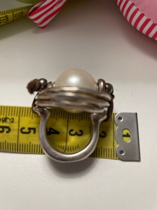 Anillo Uno de 50 Perla y Plata